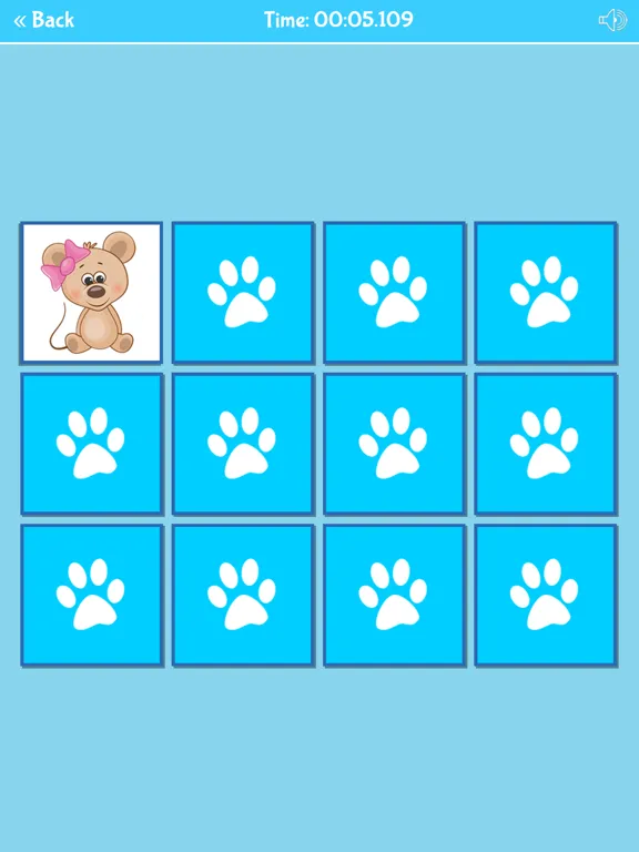 Zrzuty ekranu Funny Animals Memory Game iPad 