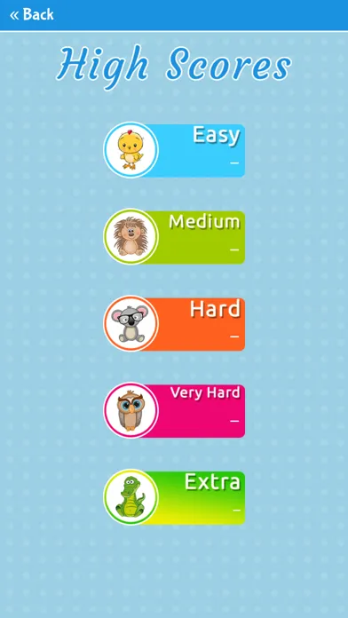 Zrzuty ekranu Funny Animals Memory Game