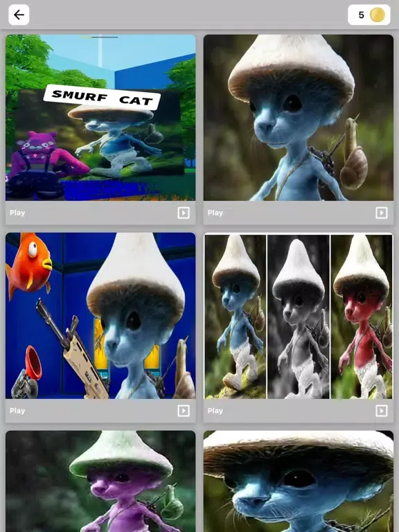 Capturas de tela do Smurf cat - Jigsaw iPad 