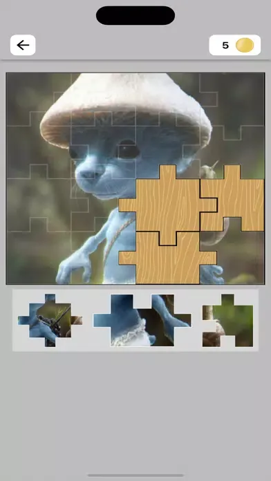 Capturas de tela do Smurf cat - Jigsaw