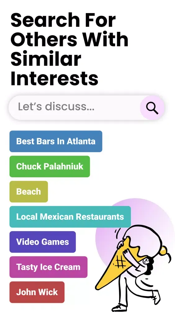 Capturas de pantalla de WhoYou – Same Interests Chat