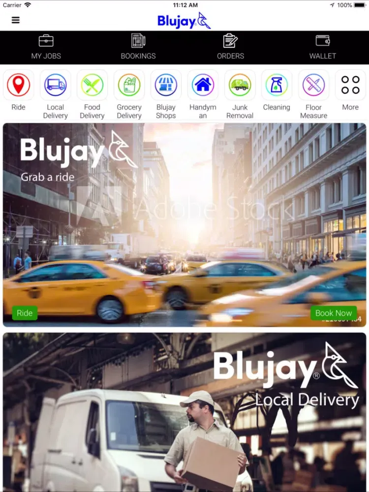Capturas de pantalla de Blujay iPad 