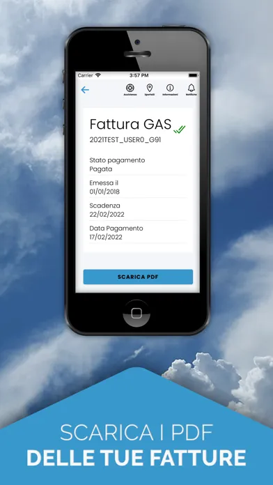 Capturas de tela do Blue Luce e Gas