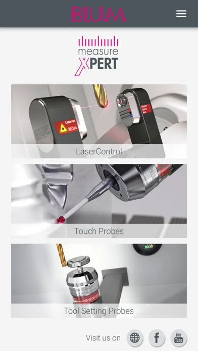BLUM measureXpert スクリーンショット