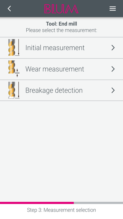 Captures d'écran de BLUM measureXpert
