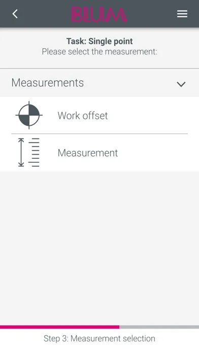 BLUM measureXpert スクリーンショット