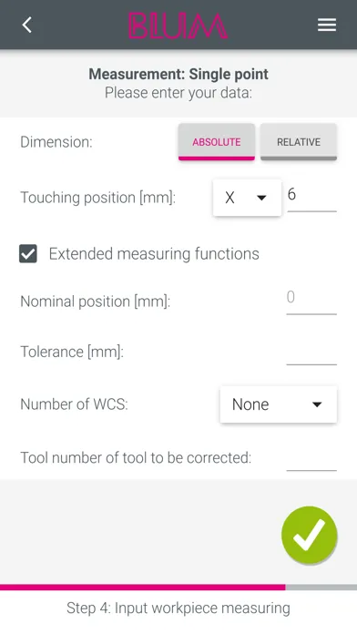 BLUM measureXpert スクリーンショット