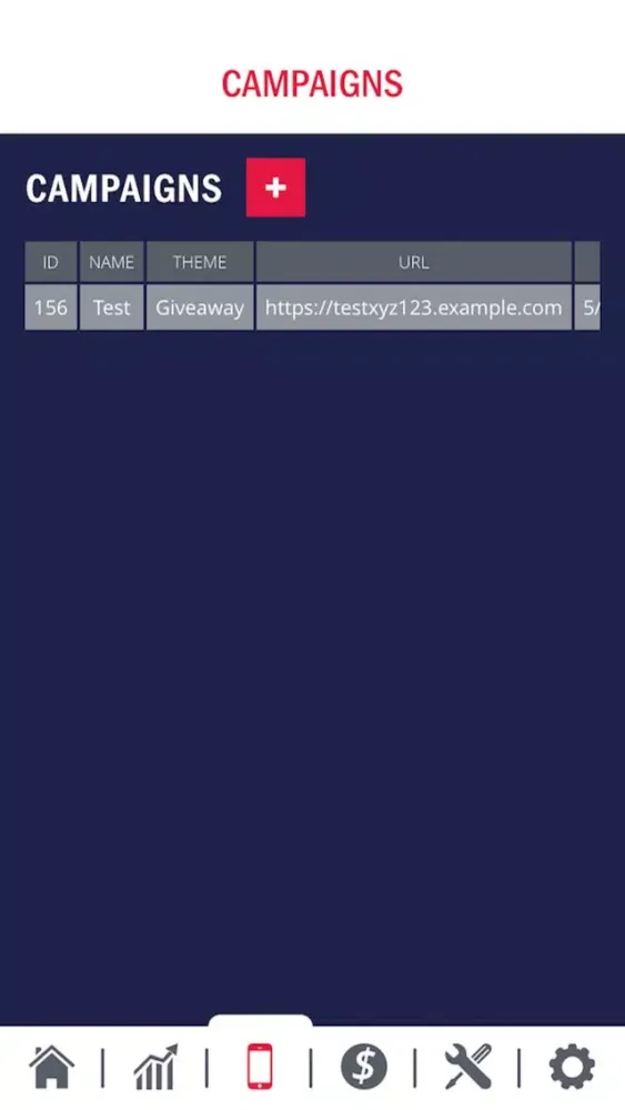 Capturas de pantalla de BLU Market Dashboard