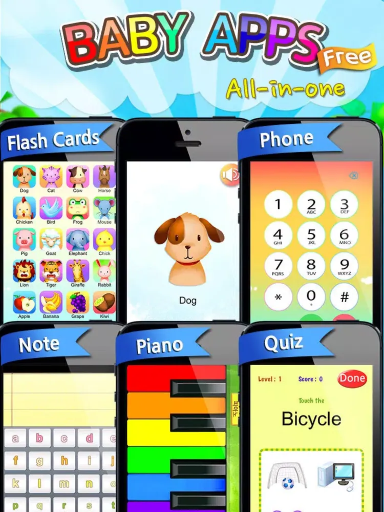 Zrzuty ekranu BabyApps Free iPad 