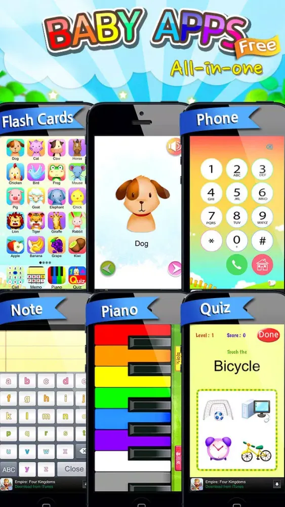 Zrzuty ekranu BabyApps Free