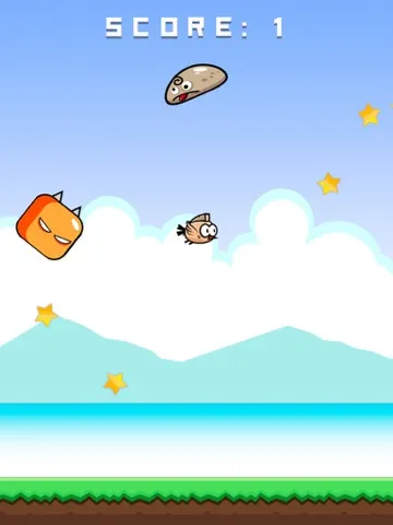 Capturas de tela do Flappy Birdie Game - Monster Revenge Attack Wild Bird iPad 