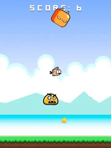 Capturas de tela do Flappy Birdie Game - Monster Revenge Attack Wild Bird iPad 