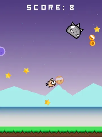 Capturas de tela do Flappy Birdie Game - Monster Revenge Attack Wild Bird iPad 