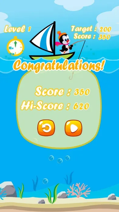 تصاویر Penguin Fishing On Boat Free Game - Hook Of Fisher Evolution