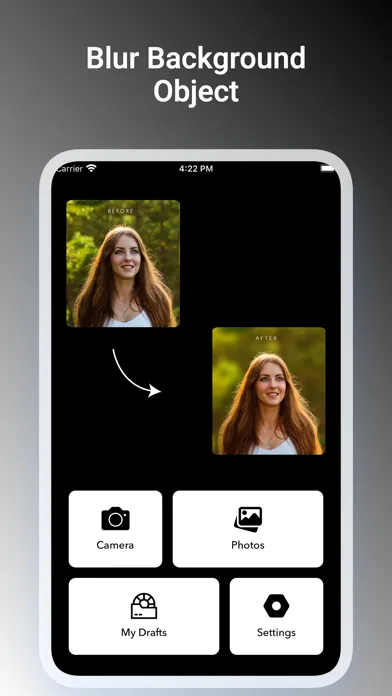 ภาพหน้าจอของ Blur Effect Photo