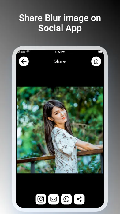 ภาพหน้าจอของ Blur Effect Photo