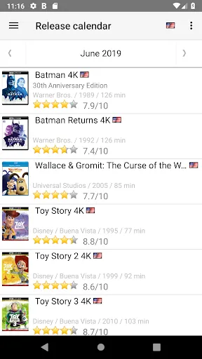 My Movies by Blu-ray.com Screenshots