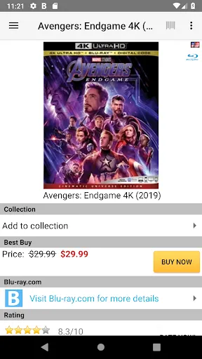 My Movies by Blu-ray.com Screenshots