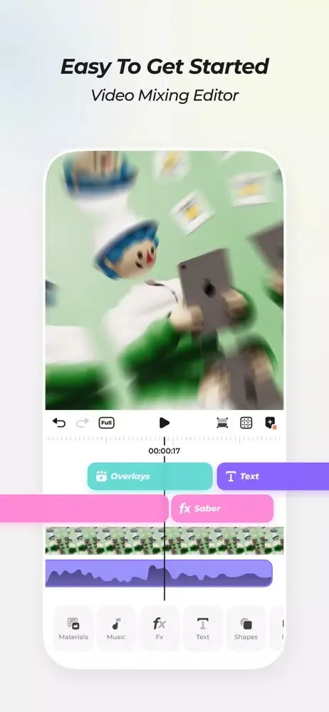 ภาพหน้าจอของ Blurrr - Music Video Editor