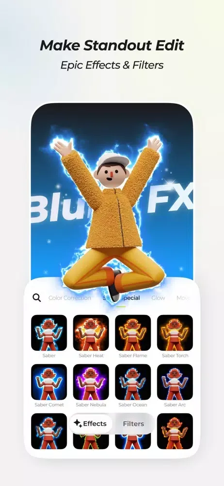 ภาพหน้าจอของ Blurrr - Music Video Editor