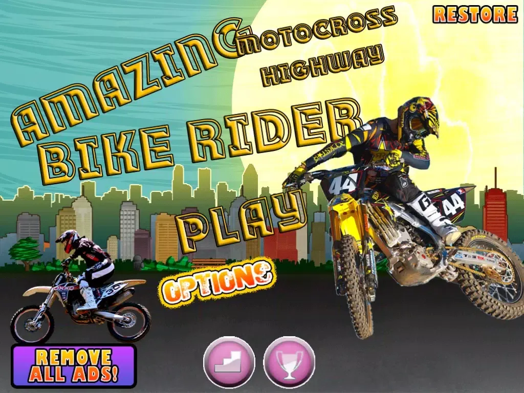 صور A Swing Motocross Highway Bike Rider iPad 