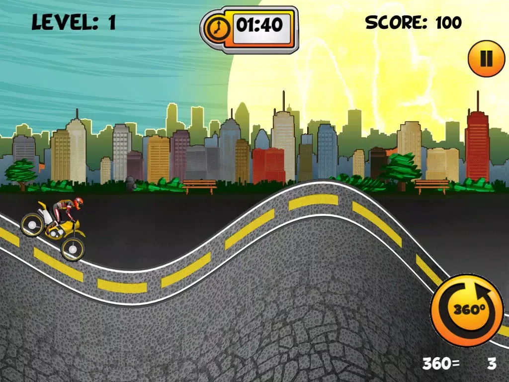 صور A Swing Motocross Highway Bike Rider iPad 