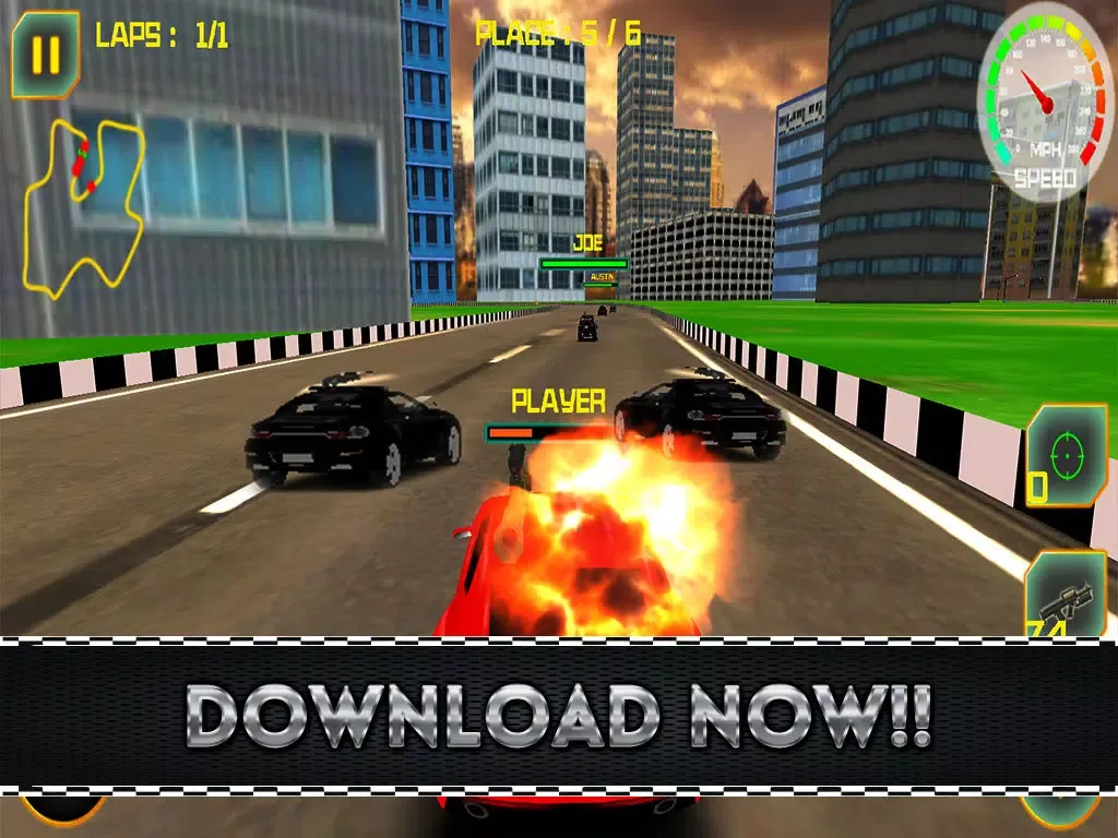 تصاویر Adrenaline Combat Racing - Real Police Rivals iPad 