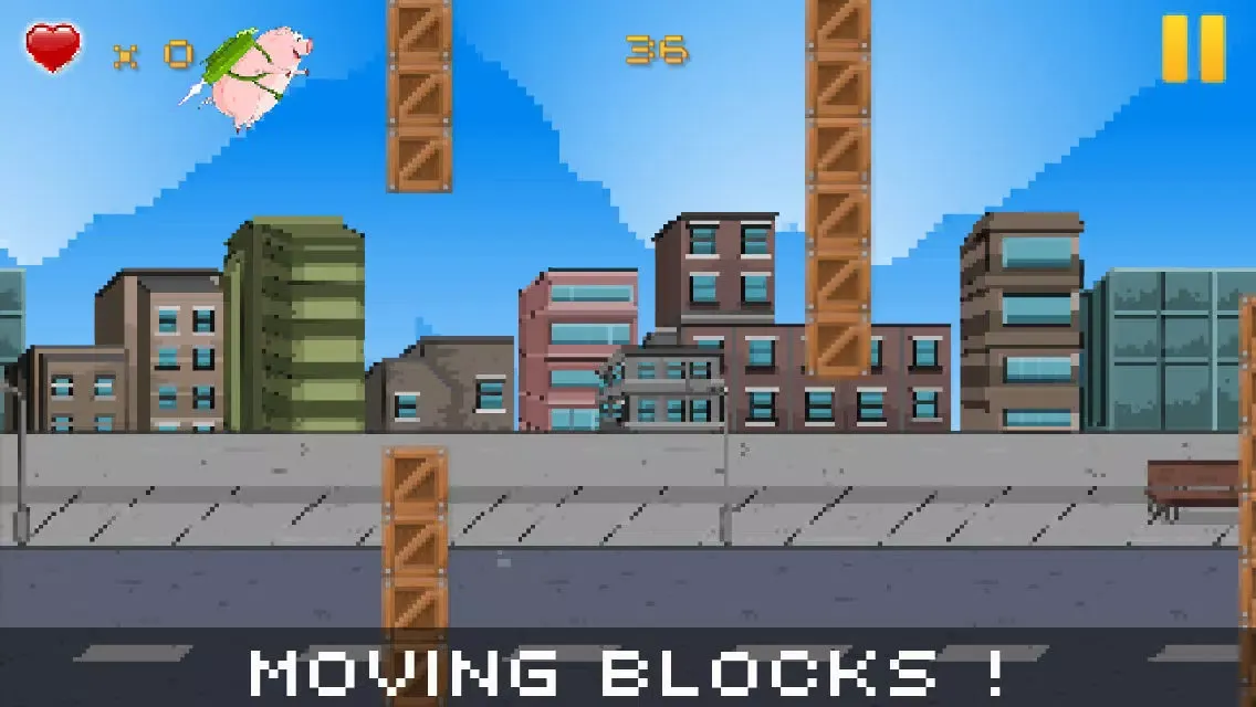 Flappy Jetpack Piggie - Cute City Pig Flying Mission應用截圖