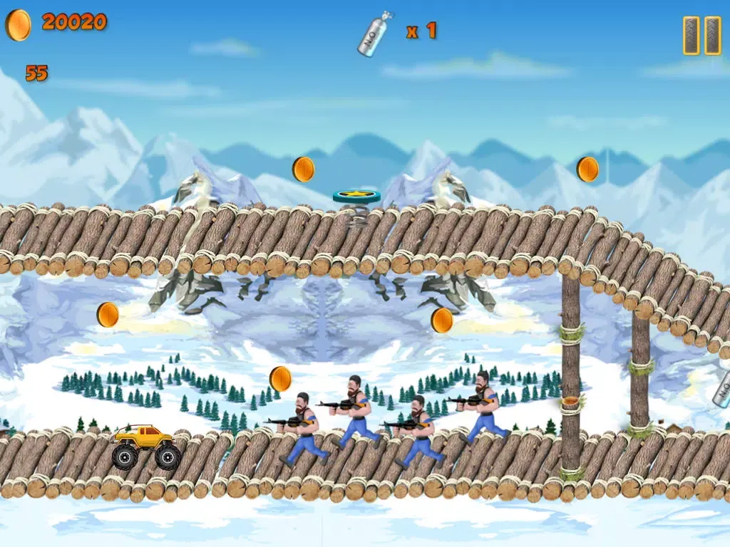 تصاویر Real Offroad Lane Speed - A Cool Fast Nitro Temple Race iPad 