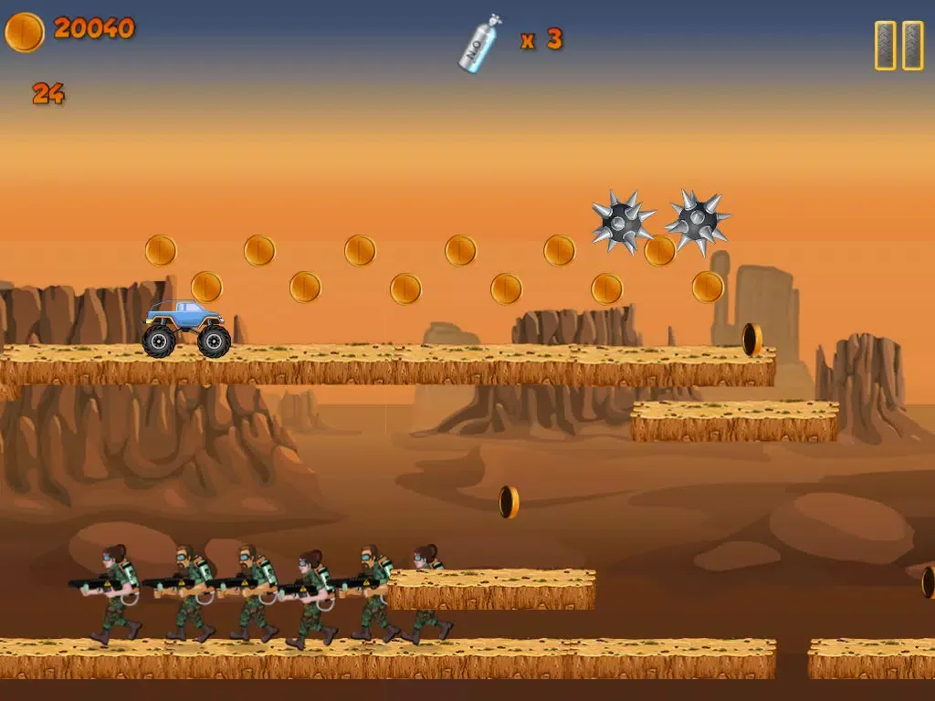 تصاویر Real Offroad Lane Speed - A Cool Fast Nitro Temple Race iPad 
