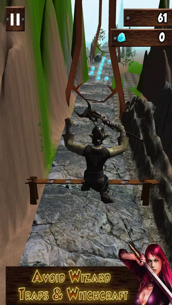 Fantasy Flight - War Maiden Jungle Run स्क्रीनशॉट