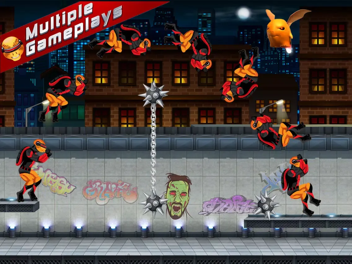 Ảnh chụp màn hình của Ning top jetpack subway turtles: Best turtle games iPad 