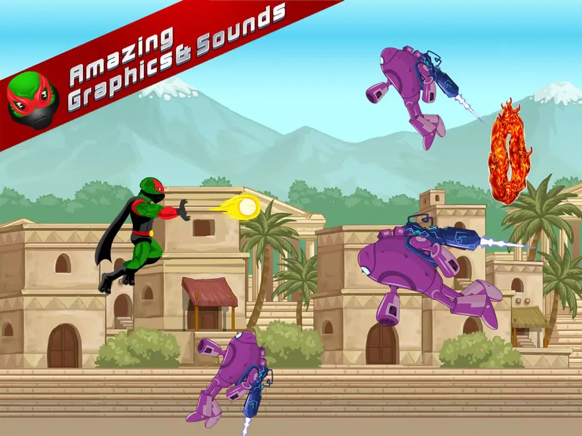 Ảnh chụp màn hình của Ning top jetpack subway turtles: Best turtle games iPad 
