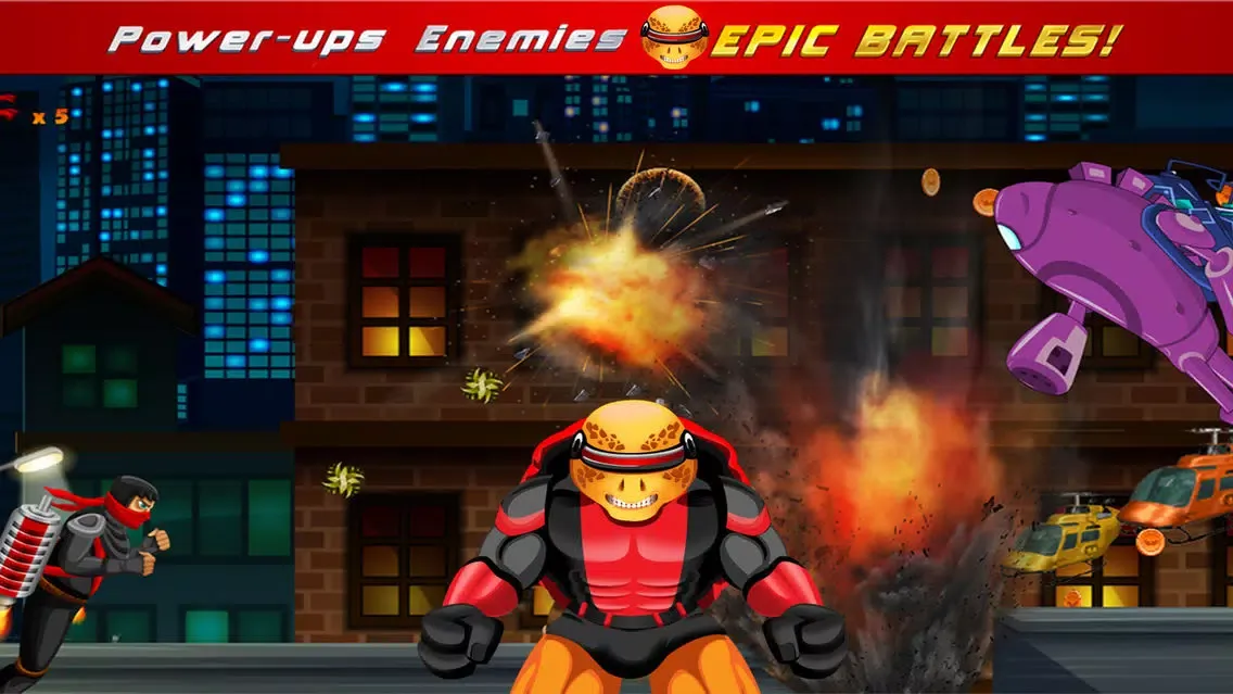 Ảnh chụp màn hình của Ning top jetpack subway turtles: Best turtle games