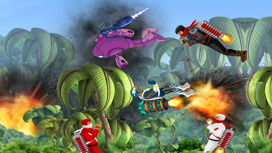 Ảnh chụp màn hình của Ning top jetpack subway turtles: Best turtle games