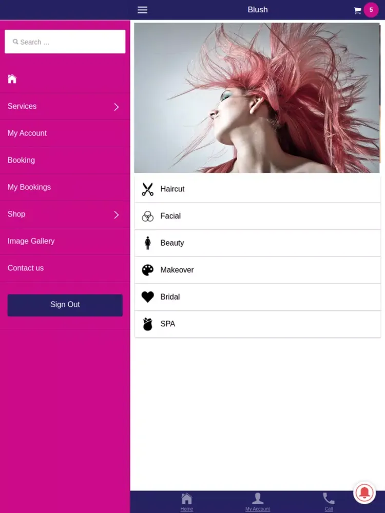 Blush Luxury Saloon iPad  স্ক্রিনশট