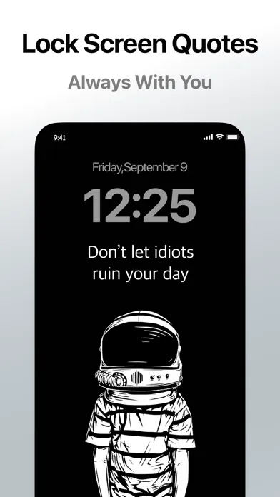 Tangkapan skrin Now: Daily Motivational Quotes