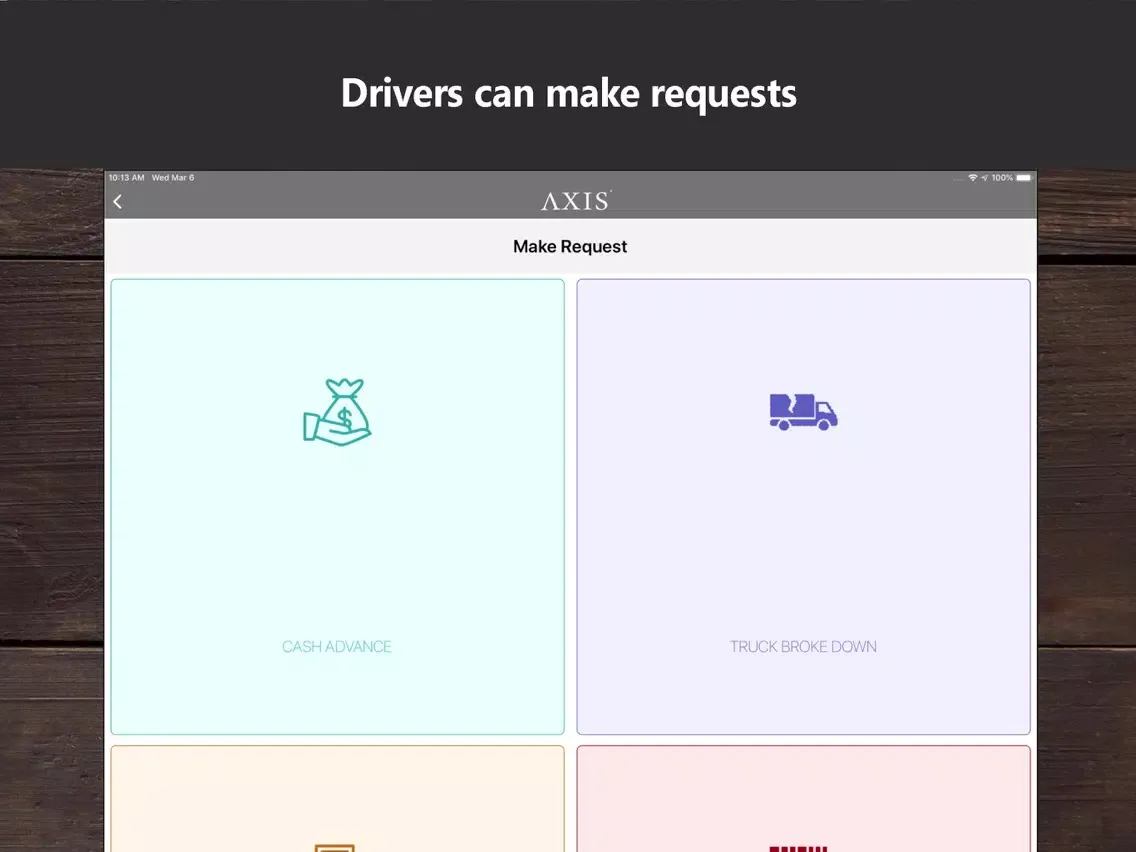 Axis TMS Driver iPad  سکرین شاٹس
