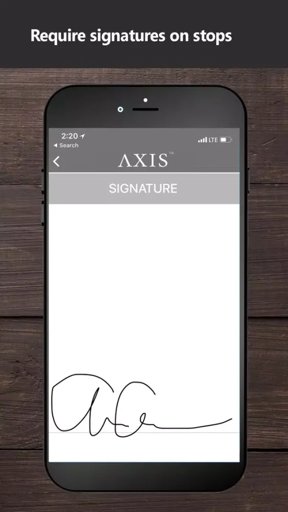 Axis TMS Driver سکرین شاٹس
