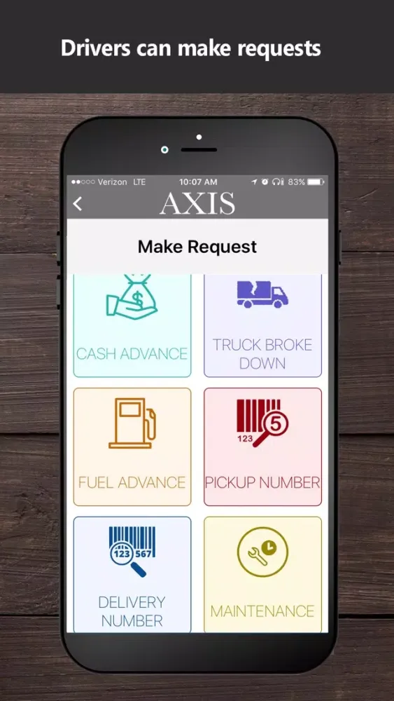 Axis TMS Driver سکرین شاٹس