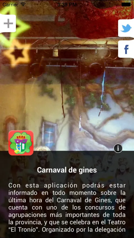 Capturas de tela do Carnaval de Gines