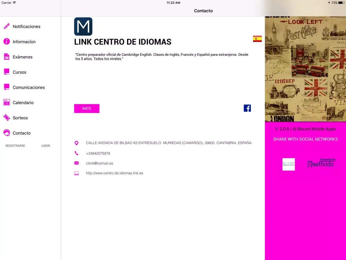 LINK CENTRO DE IDIOMAS iPad 应用截图