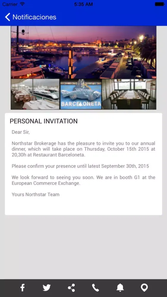 Tangkapan skrin Northstar-Brokerage
