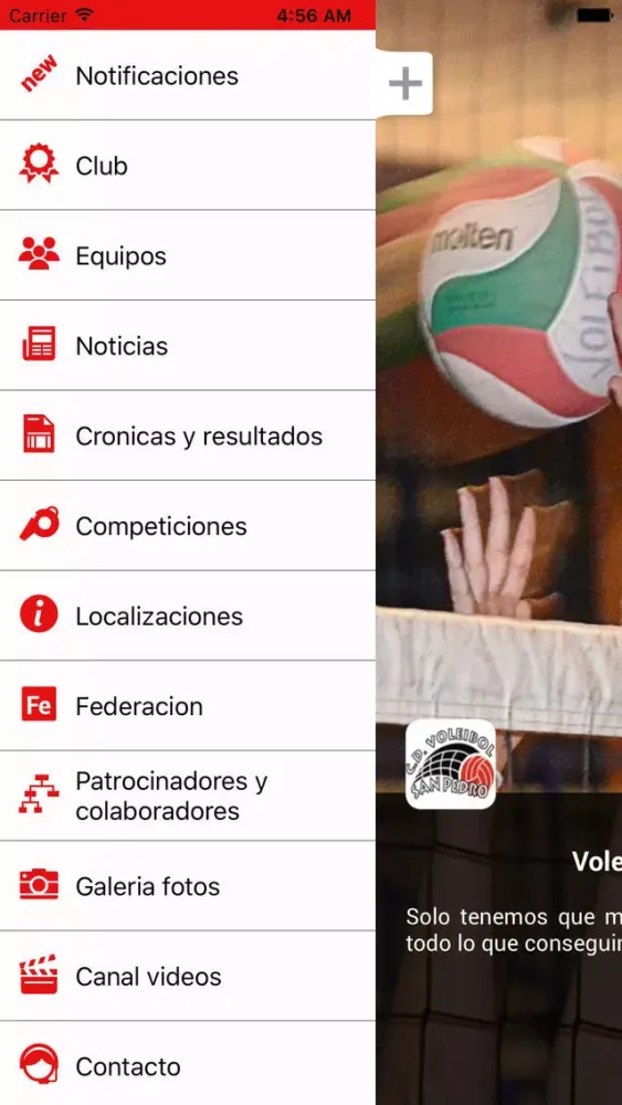 Captures d'écran de Voleibol San Pedro