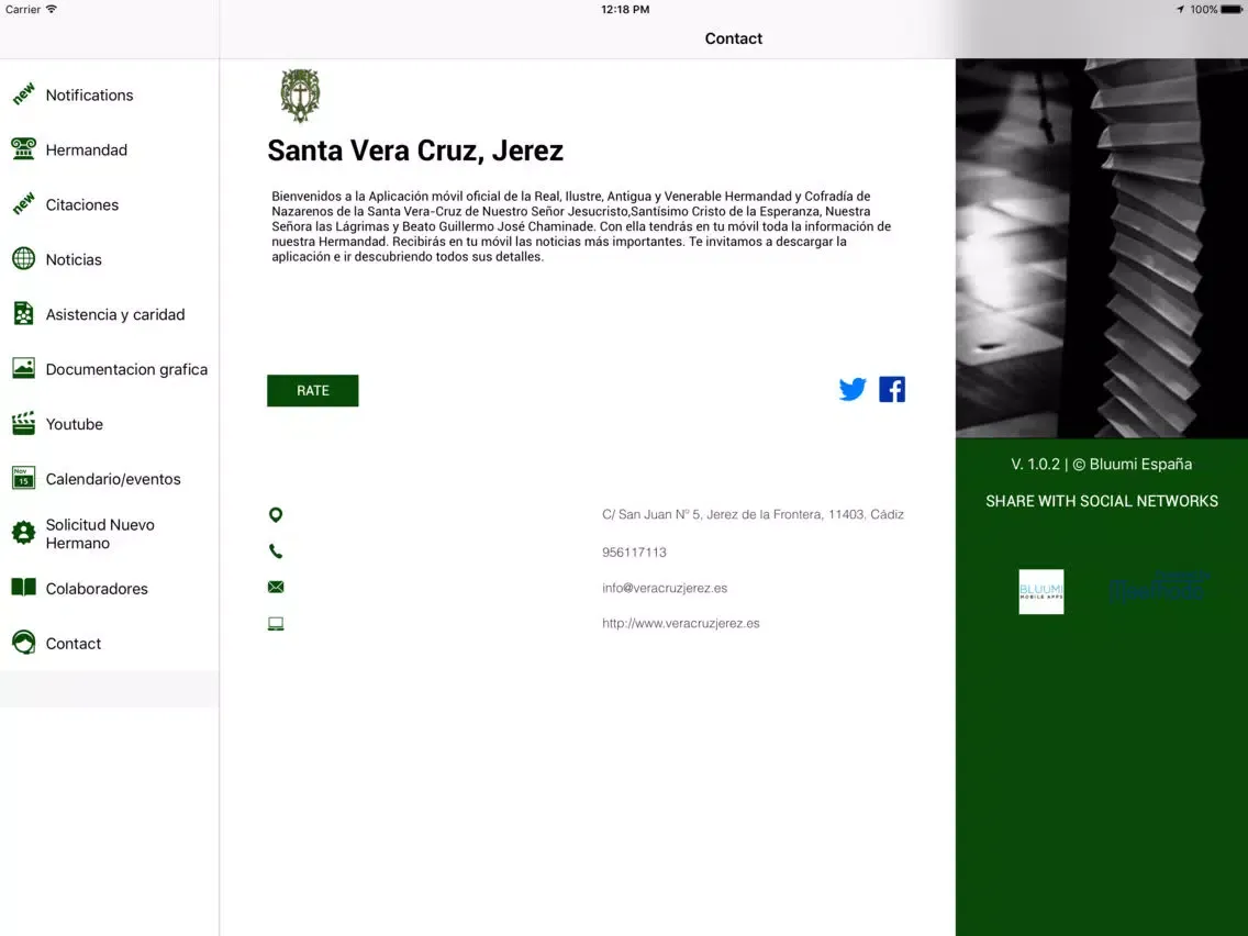 Santa Vera Cruz, Jerez iPad 应用截图