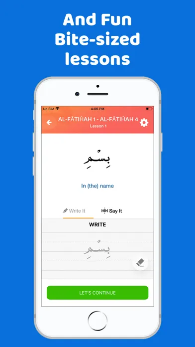 Zrzuty ekranu Quran IQ: Arabic Learning App