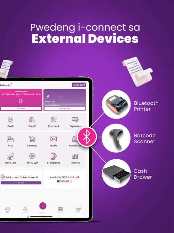 Capturas de tela do Peddlr POS, Inventory and Load iPad 