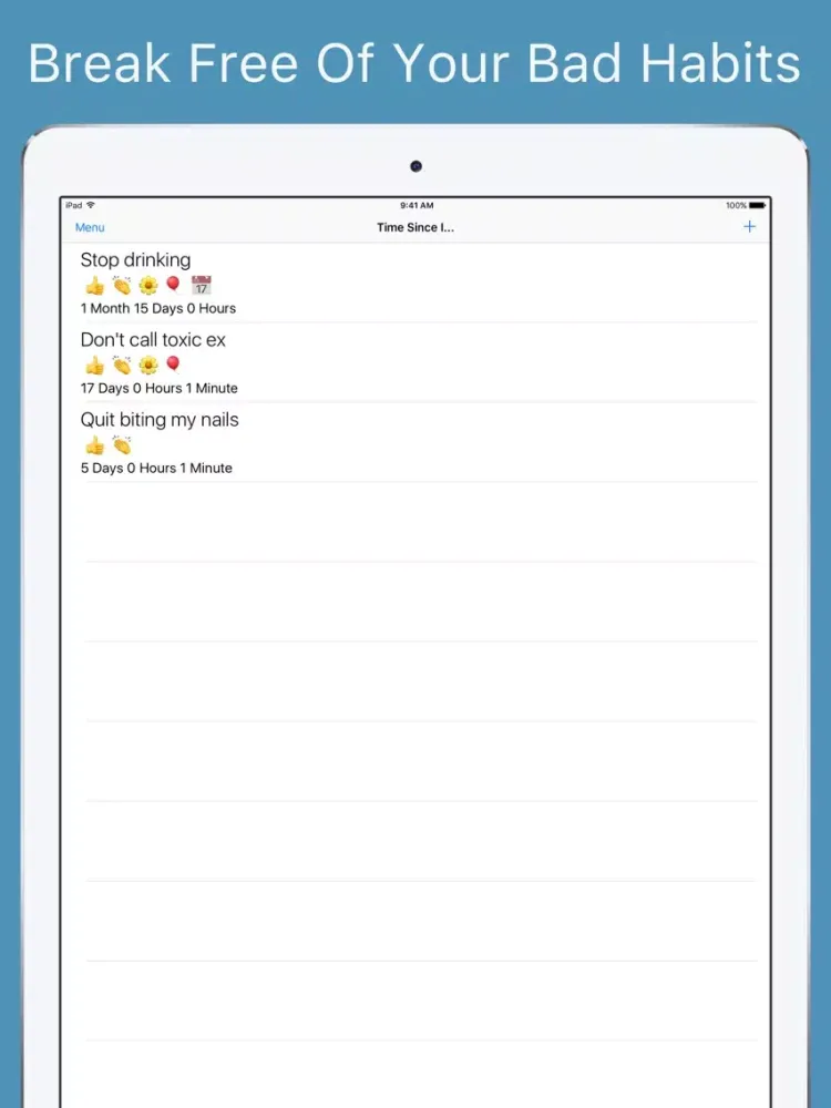 Time Since I iPad  スクリーンショット
