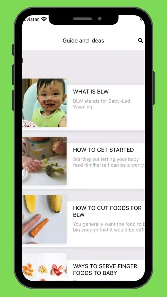 Capturas de pantalla de BLW Meals and Ideas