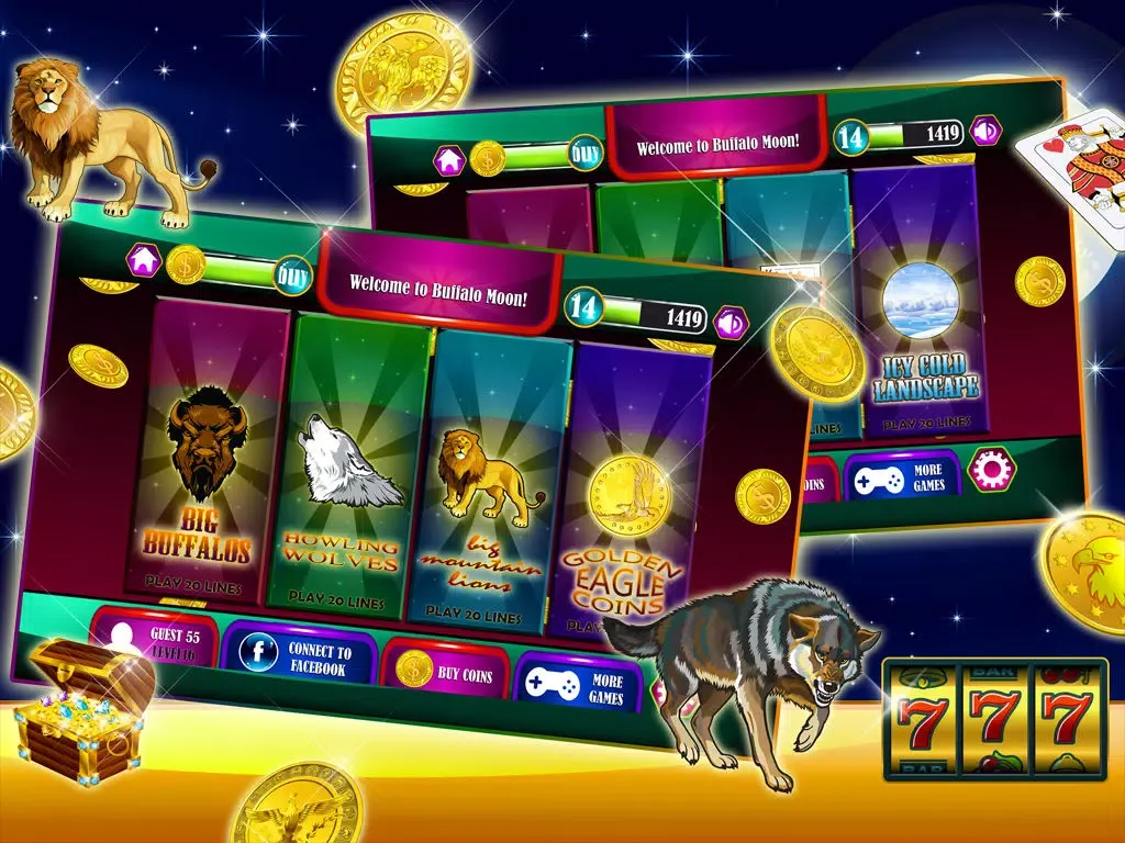 Mighty Bear Slot Machines - A Classic Slot Game Tangiers Bets Bonus Games and Spins iPad 应用截图
